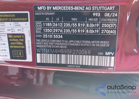 2025 Mercedes-Benz Glc 300 4Matic Suv z USA, uszkodzony, nr VIN W1NKM4HB9SF270089